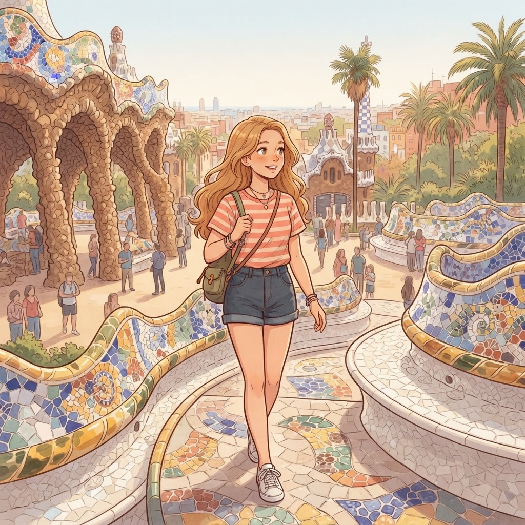 Bella descubre Barcelona